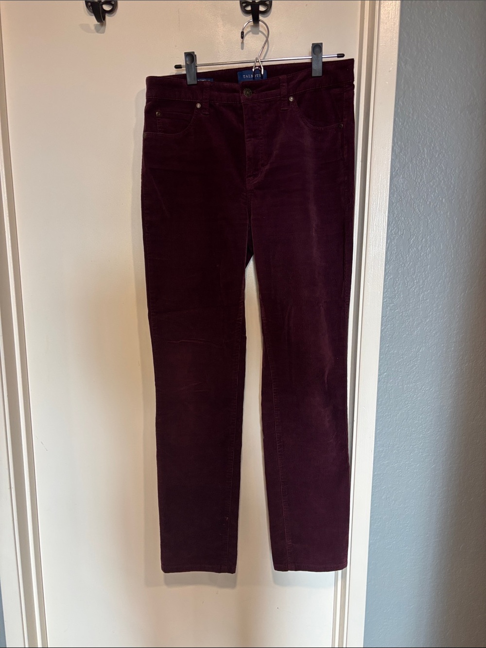 Talbots Women’s Burgundy Corduroy Trousers